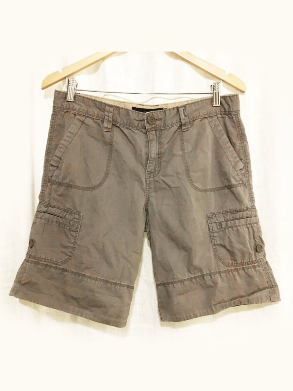 Calvin Klein Khaki Cargo Shorts 10 Hiking Utility